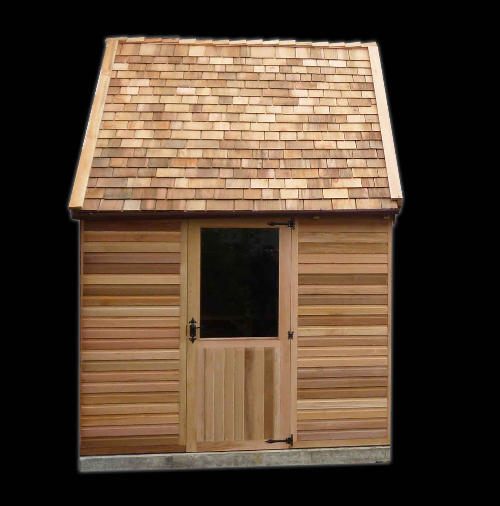 Example of a western red cedar shingles 