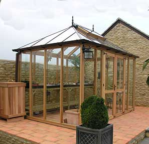 A modern greenhouse style