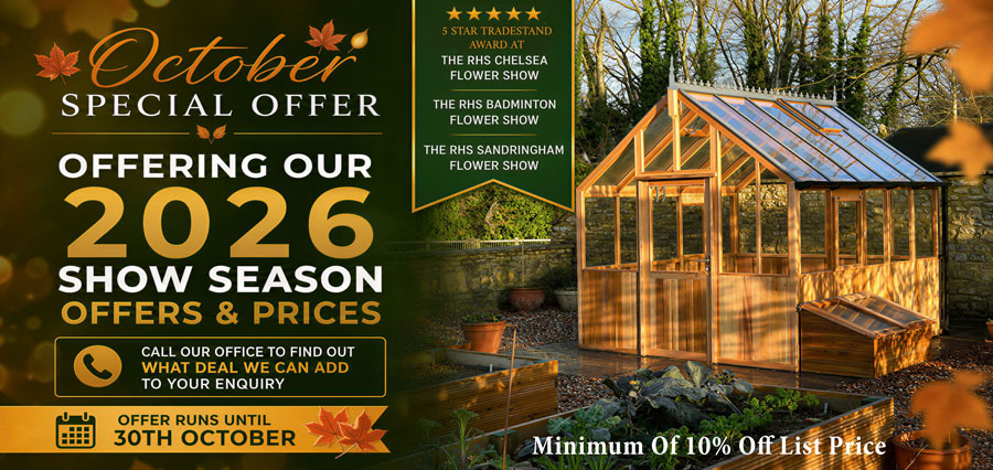Cedar Greenhouse Special Offers Oct 2026