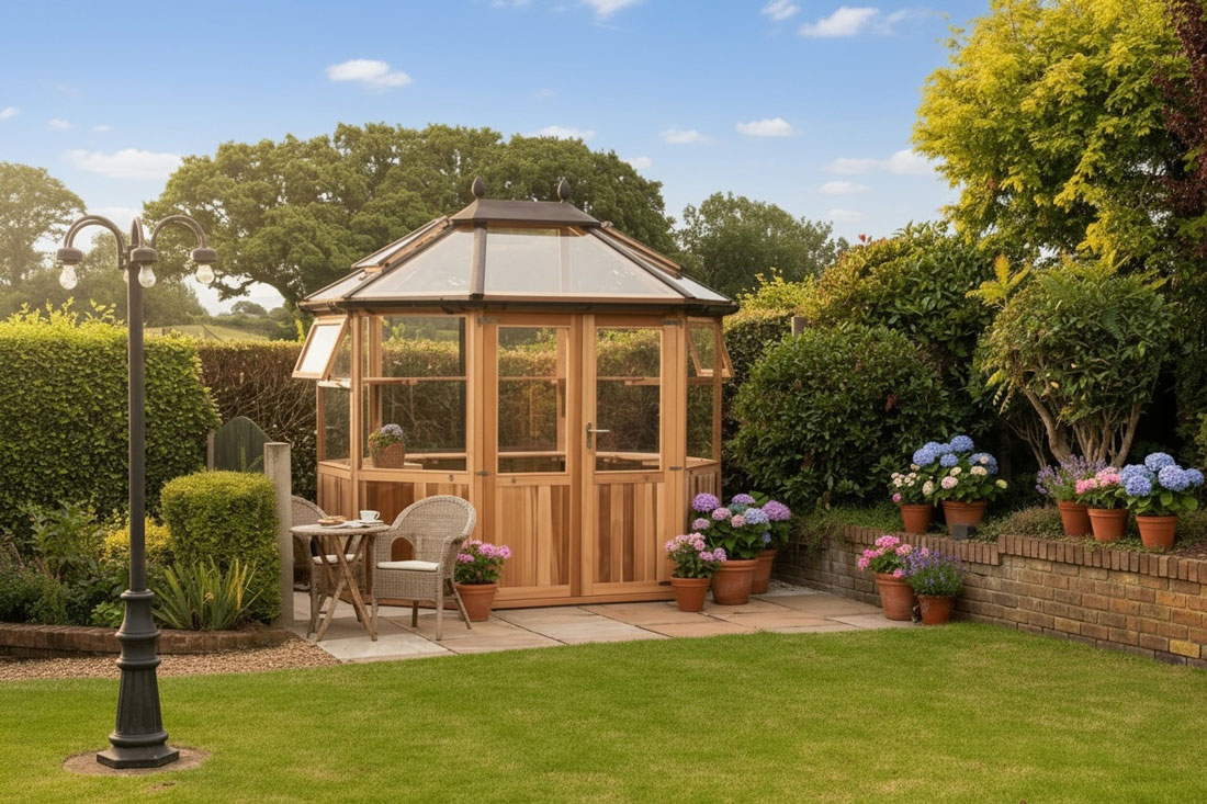 Stramshall Western Red Cedar Greenhouse 6ft4 Stramshall Western Red Cedar Greenhouse 6ft4